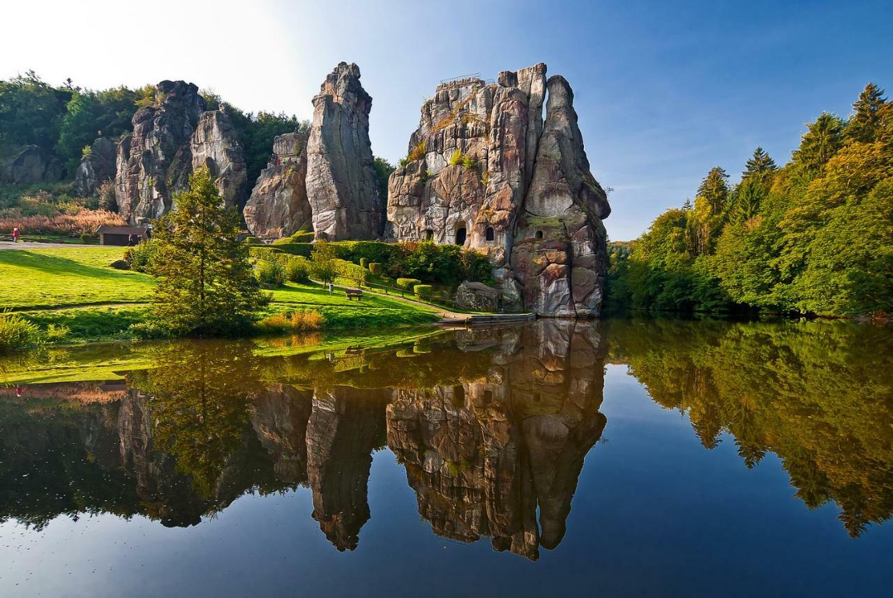 Weserwohnung - Bootshaus Urlaub Am Wasser Hamelin Exteriör bild